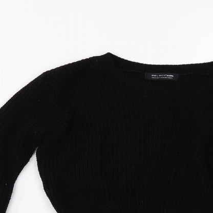 Select Womens Black   Pullover Jumper Size 12