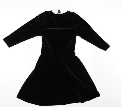 New Look Womens Black   A-Line  Size 8