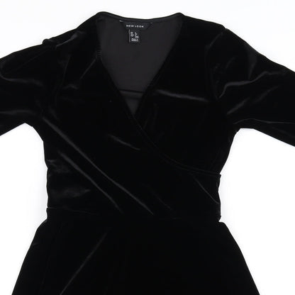 New Look Womens Black   A-Line  Size 8