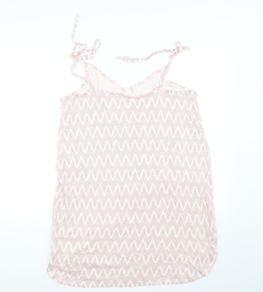 Womens UK Size 10 H&M Pink Basic Blouse