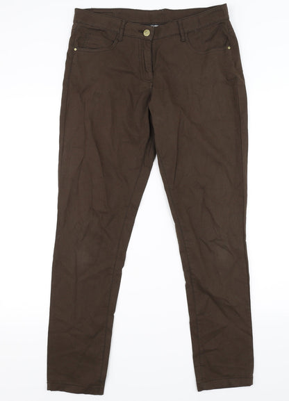 Izabel London Womens Brown   Trousers  Size 32 in L29 in