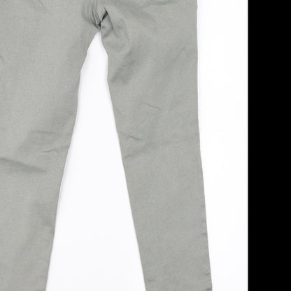 M&Co Womens Beige Floral  Straight Jeans Size 10 L28 in