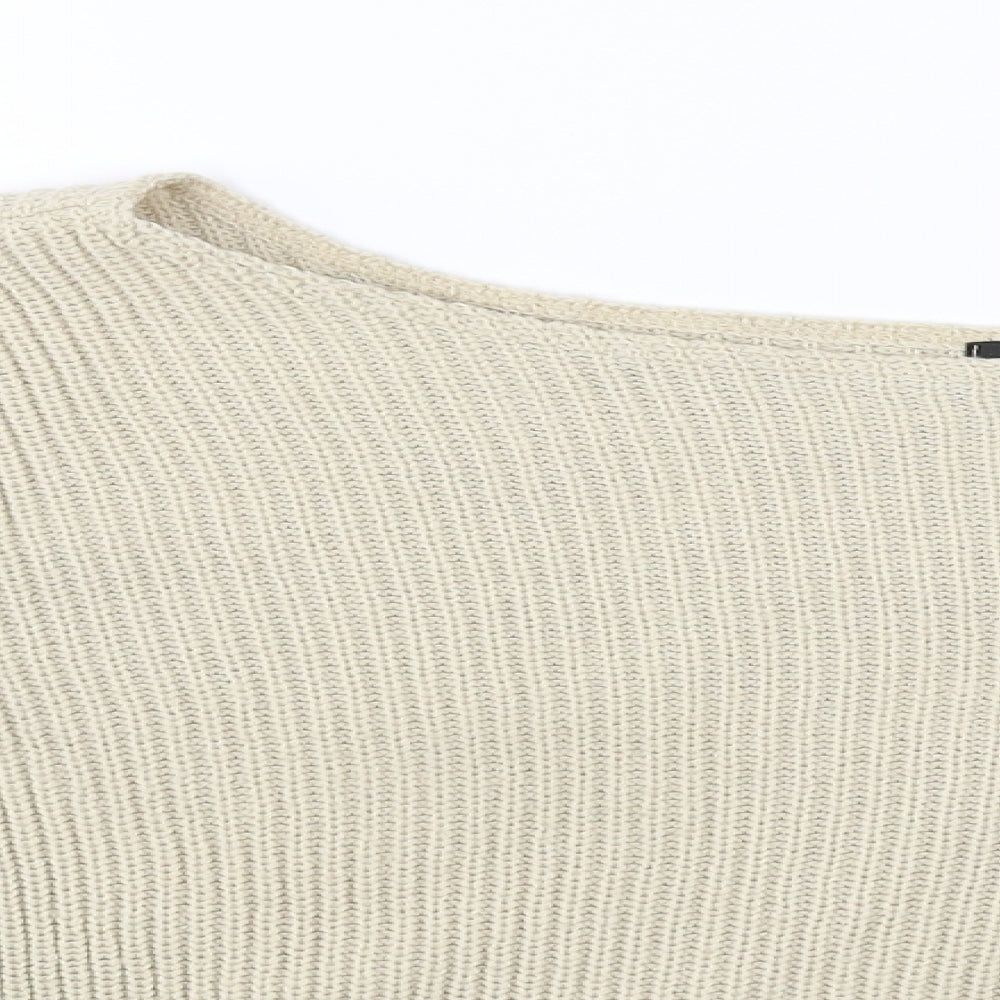 pearl knitwear Womens Beige   Pullover Jumper Size XS