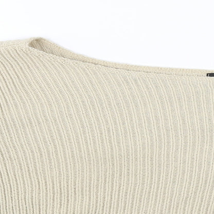 pearl knitwear Womens Beige   Pullover Jumper Size XS