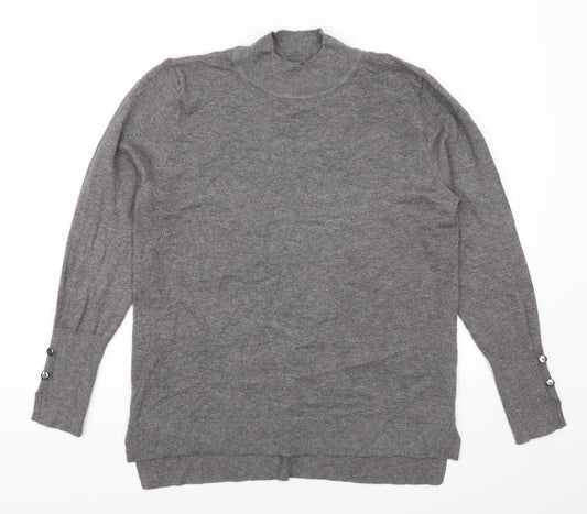 Peacocks Womens Grey   Pullover Jumper Size 12