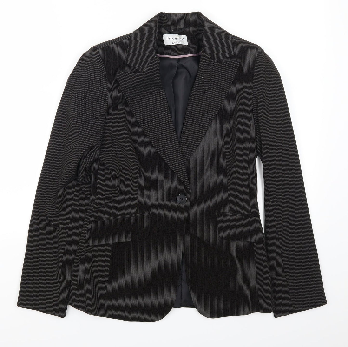 Womens UK Size 8 Marks and Spencer Regular Black Suit Jacket
