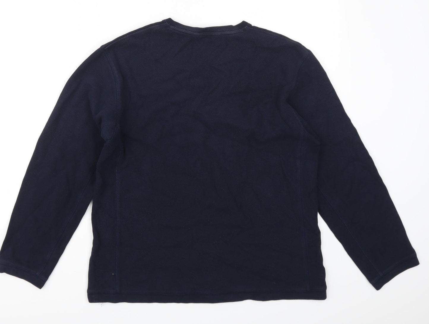 Mens UK Size S Marks and Spencer Blue Pullover Sweatshirt