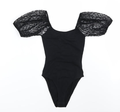 Primark Womens Black   Bodysuit One-Piece Size XS