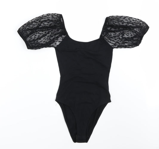 Primark Womens Black   Bodysuit One-Piece Size XS