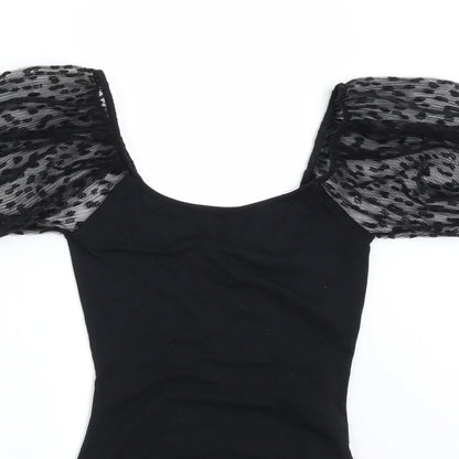 Primark Womens Black   Bodysuit One-Piece Size XS