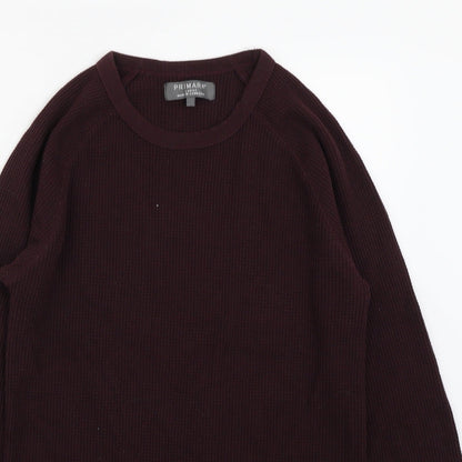 Primark  Mens Red   Pullover Jumper Size L