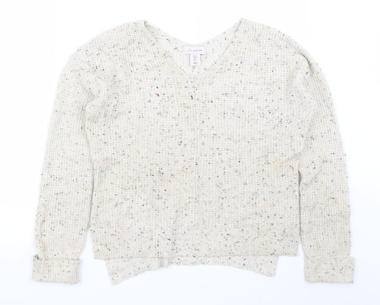 If It Were Me Womens Beige   Pullover Jumper Size S