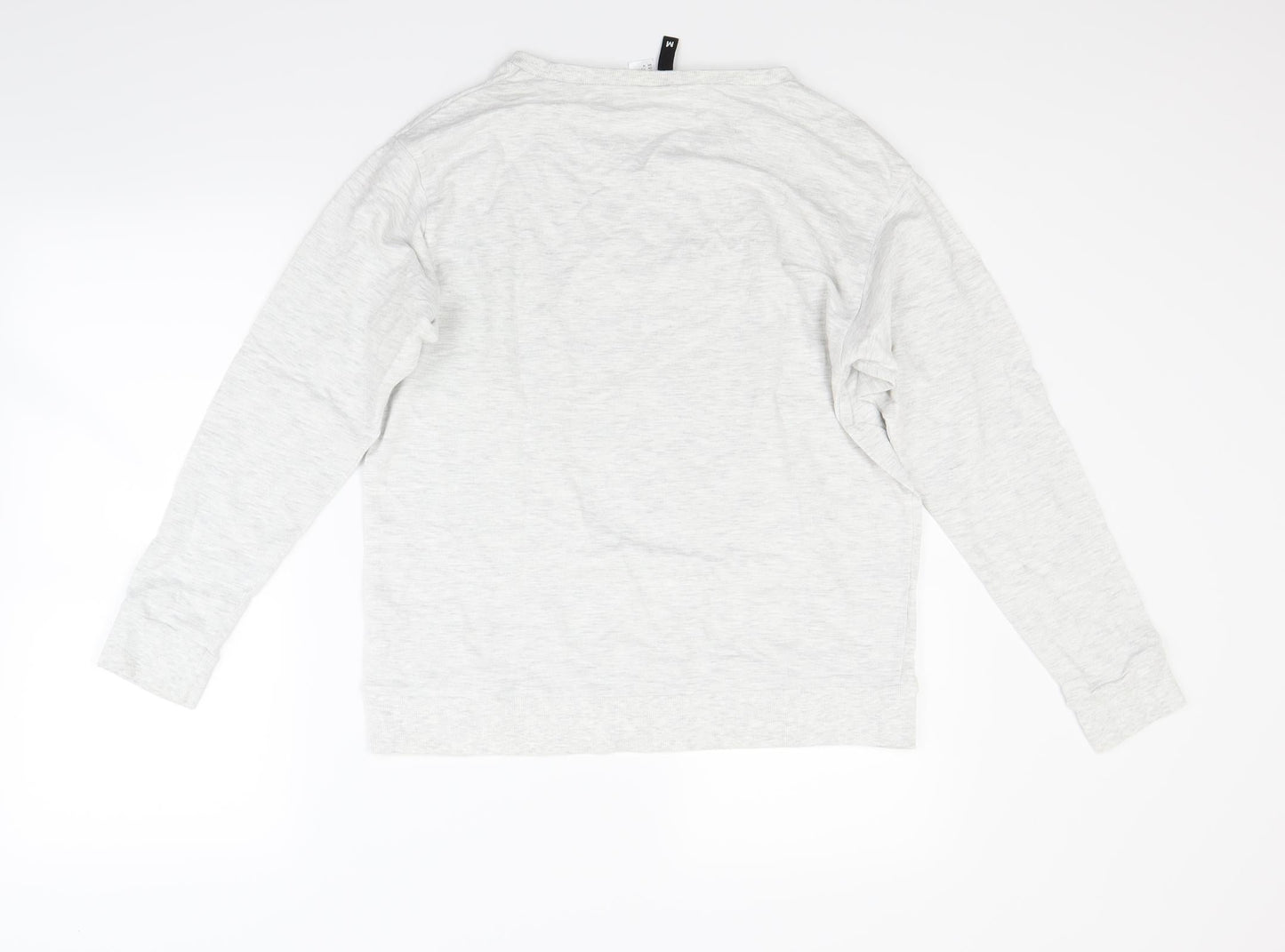 H&M Womens Grey   Pullover Sweatshirt Size M