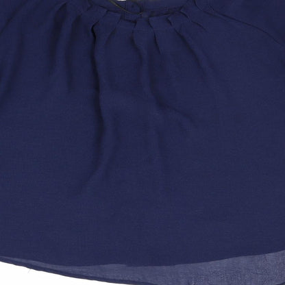Womens UK Size S H&M Blue Basic Blouse