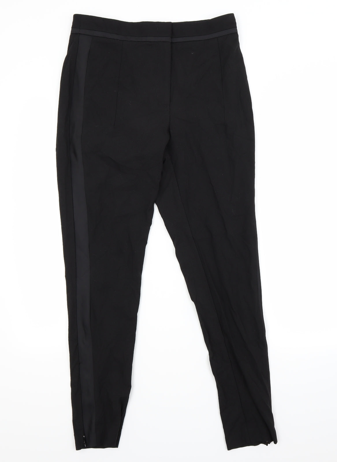 Womens UK Size 10 H&M Regular Fit  Black Trousers