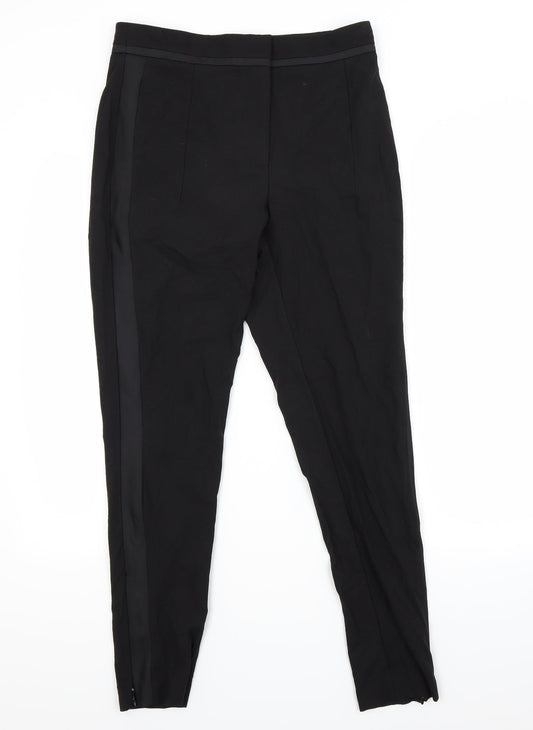 Womens UK Size 10 H&M Regular Fit  Black Trousers