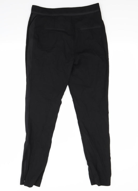 Womens UK Size 10 H&M Regular Fit  Black Trousers
