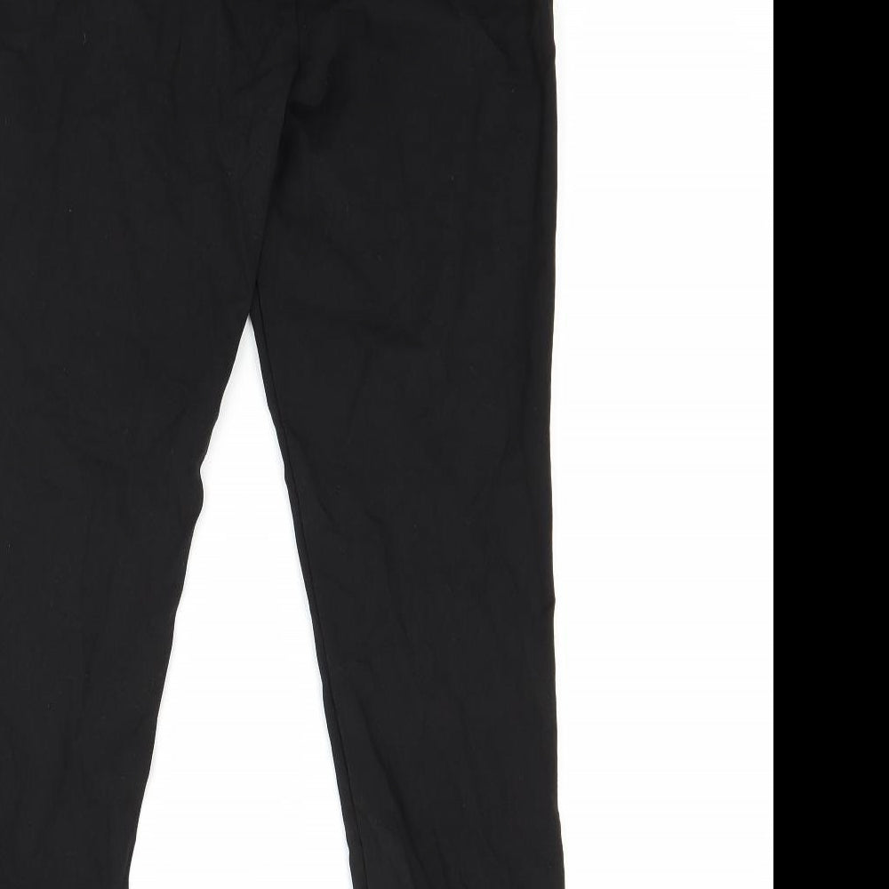 Womens UK Size 10 H&M Regular Fit  Black Trousers