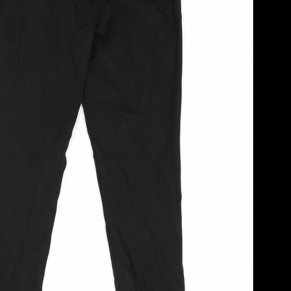 Womens UK Size 10 H&M Regular Fit  Black Trousers