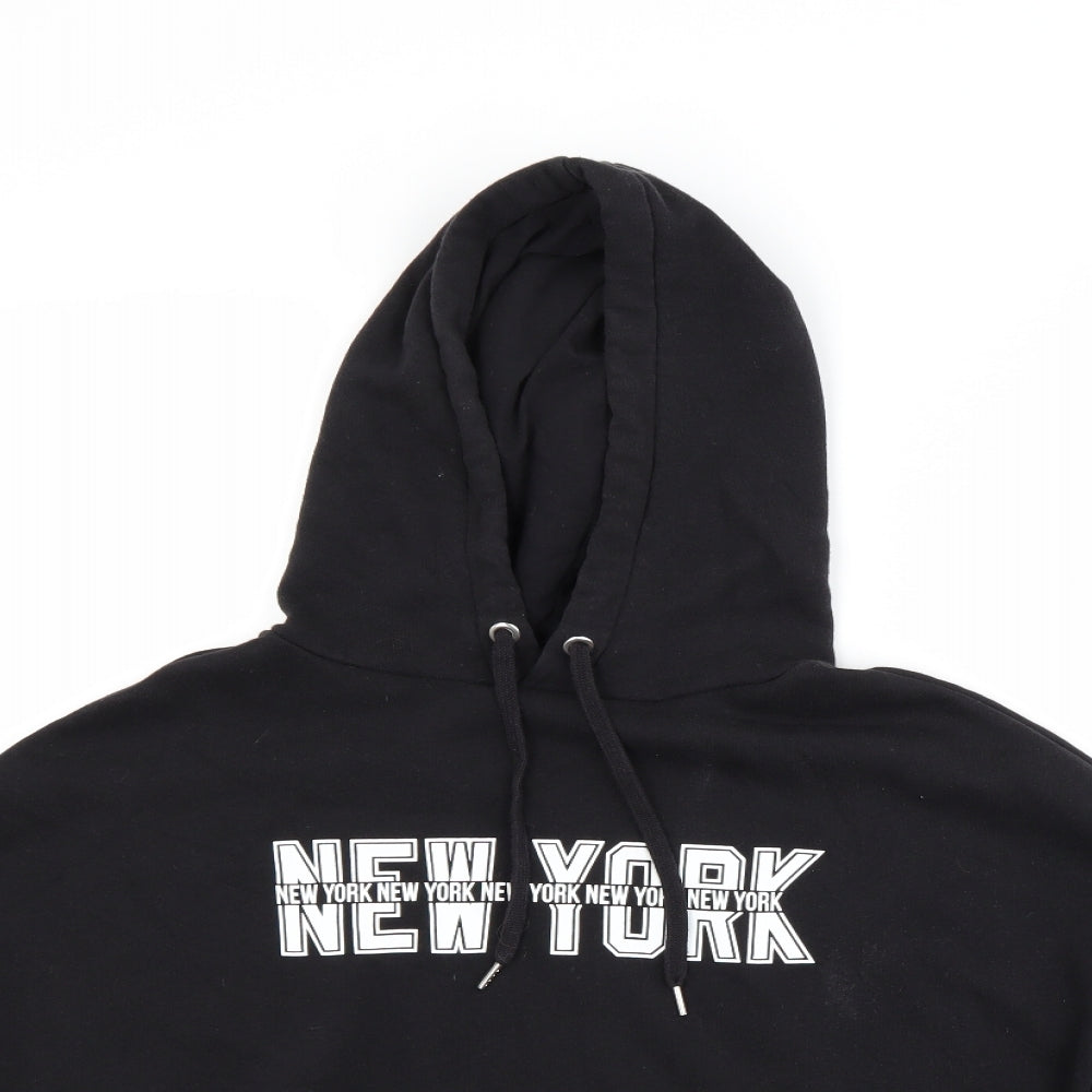 H&M Womens Black   Pullover  Size M  - New york