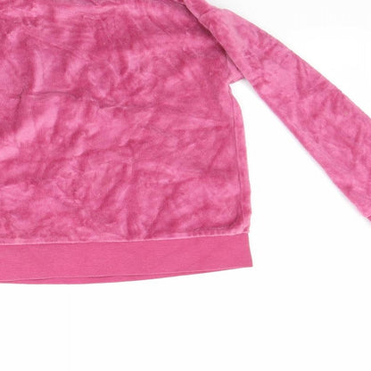 George Girls Pink  Fleece Pullover Sweatshirt Size 7-8 Years