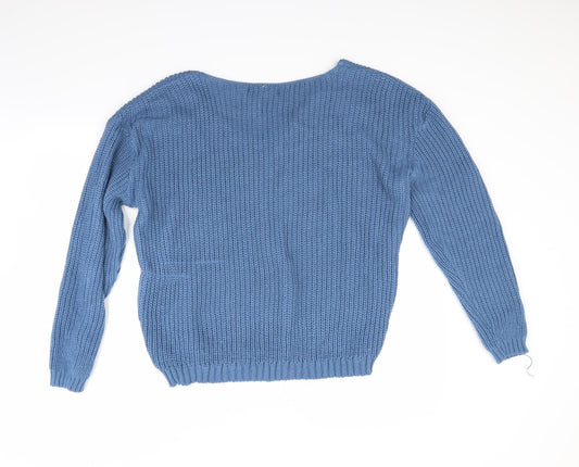 Emma Morgan Womens Blue   Pullover Jumper Size XL