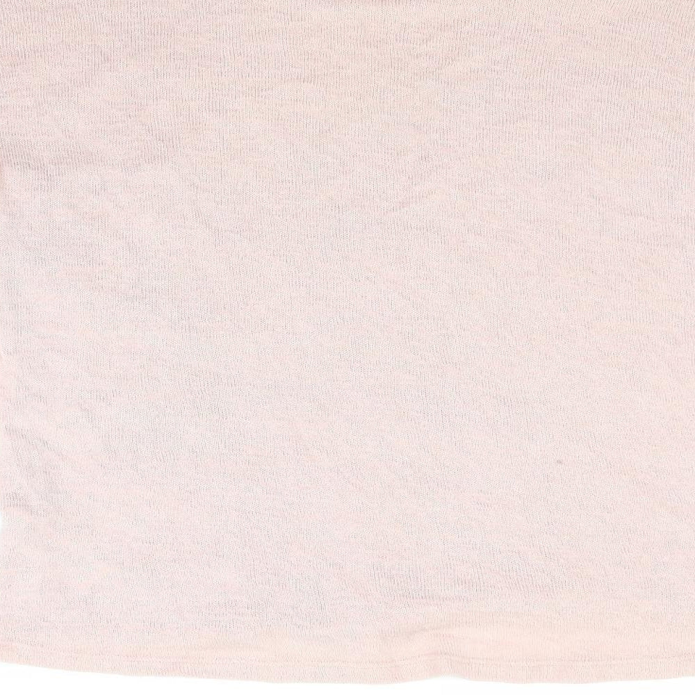 Dorothy Perkins Womens Pink Floral  Pullover Jumper Size 10