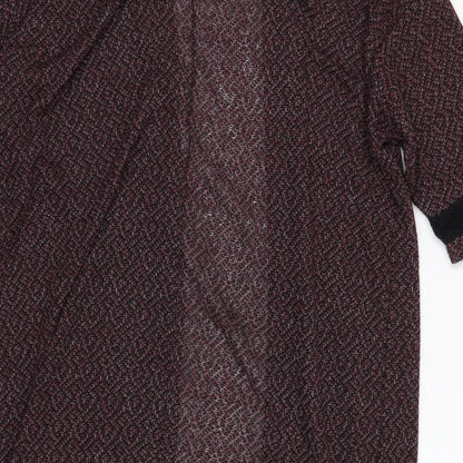 Miss Selfridge Womens Red  Knit Cardigan Jumper Size 8