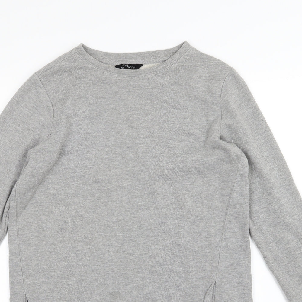 New Look Womens Grey  Jersey T-Shirt Dress  Size 8