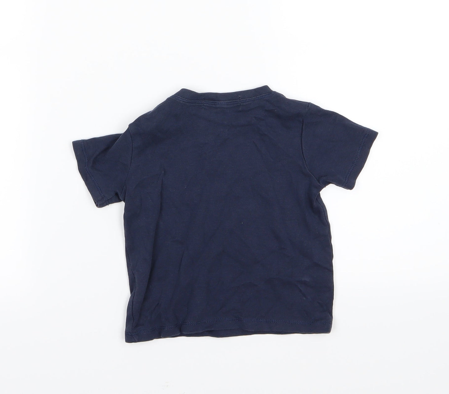 Mimosa Girls Blue  Jersey Basic T-Shirt Size 12-18 Months  - 1 animals