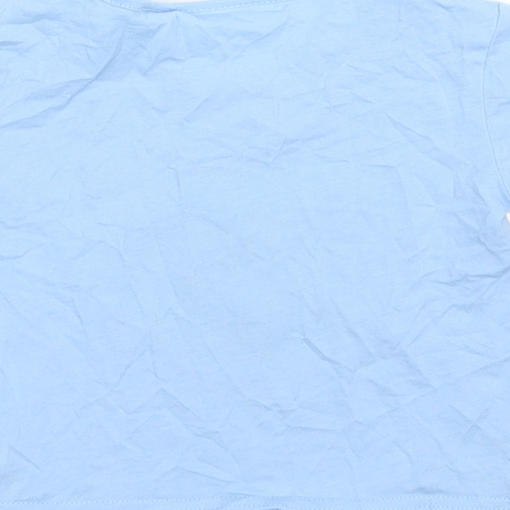 Monkey music Baby Blue  Jersey Basic T-Shirt Size 12 Months  - Little monkey