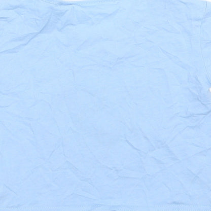 Monkey music Baby Blue  Jersey Basic T-Shirt Size 12 Months  - Little monkey