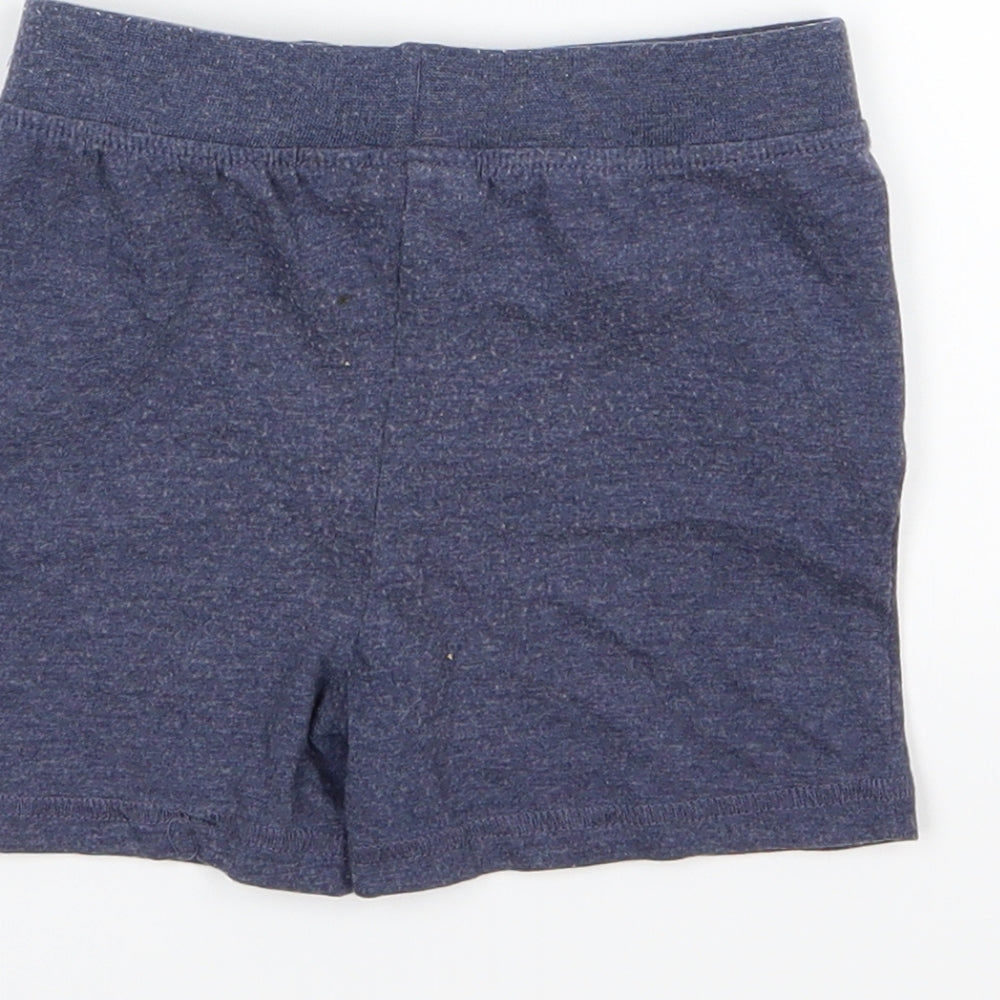 F&F Boys Blue  Jersey Cropped Trousers Size 12-18 Months