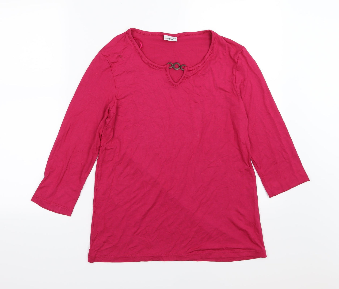 Damart Womens Pink   Basic T-Shirt Size 10