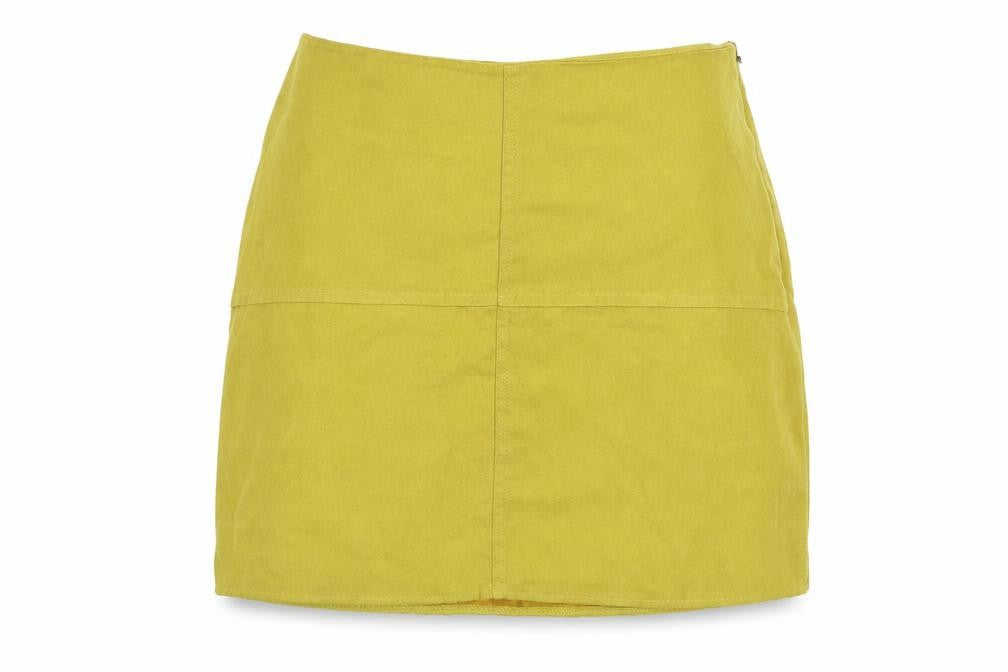 Womens UK Size 10 Atmosphere A-Line Velour Skirt