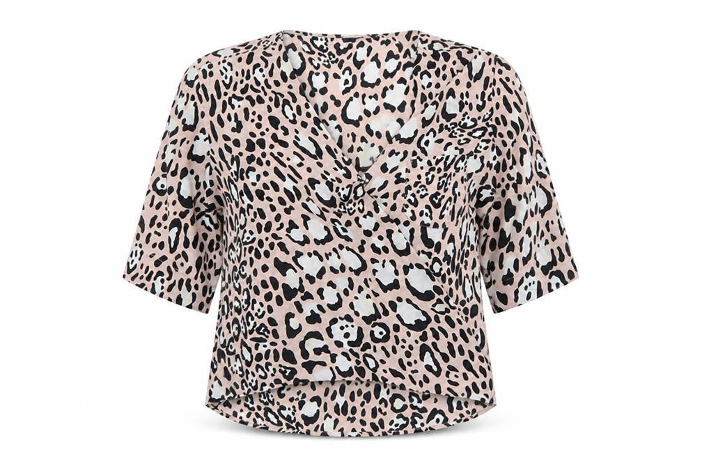 Womens UK Size 10 Topshop Pink Basic Blouse