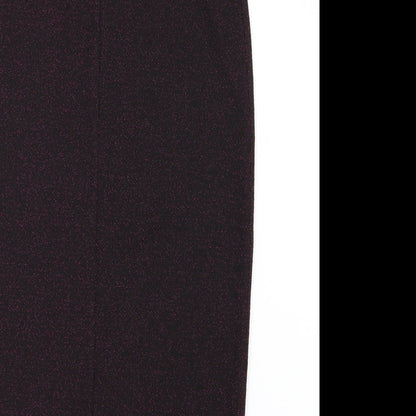 Dorothy Perkins Womens Purple   Straight & Pencil Skirt Size 6