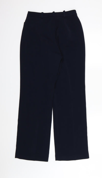 AMARANTO Womens Blue  Rayon Trousers  Size 10 L29 in