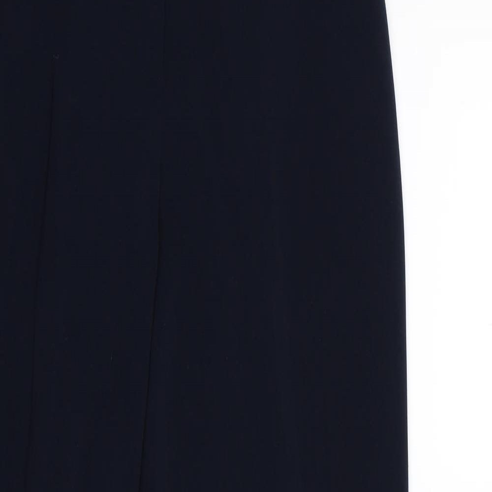 AMARANTO Womens Blue  Rayon Trousers  Size 10 L29 in