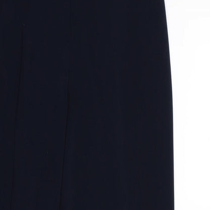 AMARANTO Womens Blue  Rayon Trousers  Size 10 L29 in