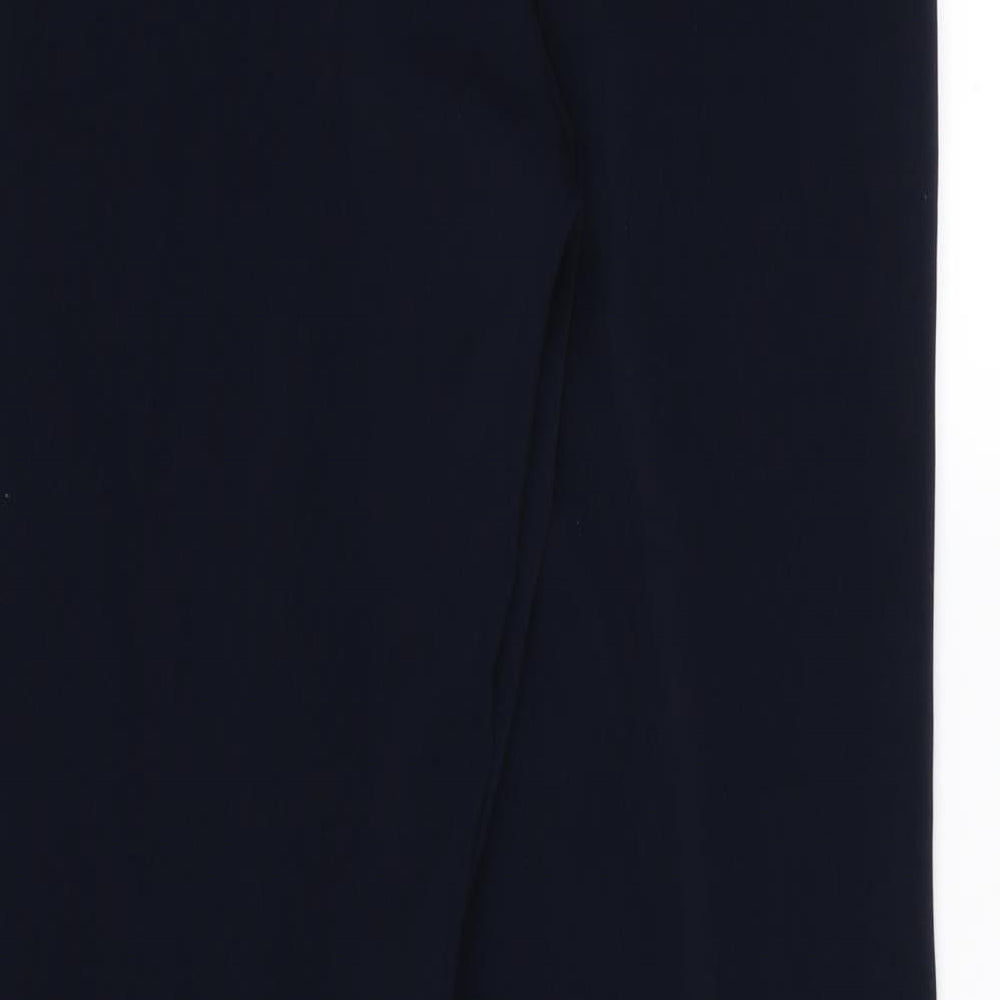 AMARANTO Womens Blue  Rayon Trousers  Size 10 L29 in