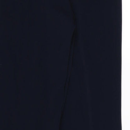 AMARANTO Womens Blue  Rayon Trousers  Size 10 L29 in