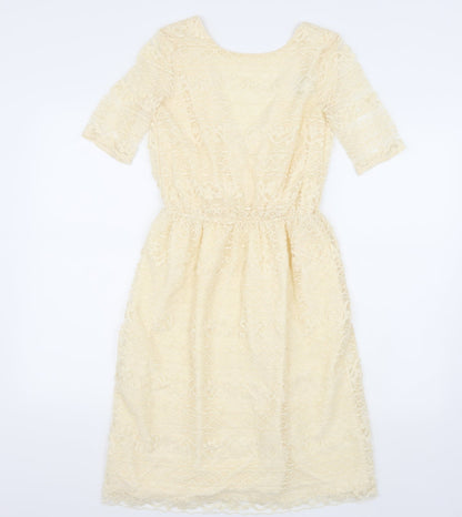 ASOS Womens Beige   A-Line  Size 8