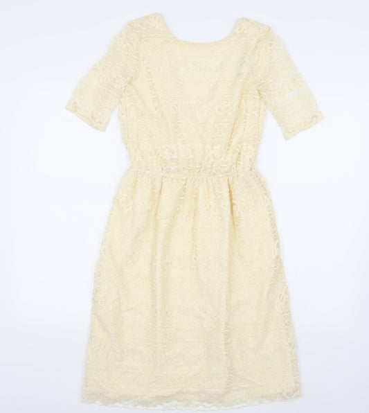 ASOS Womens Beige   A-Line  Size 8