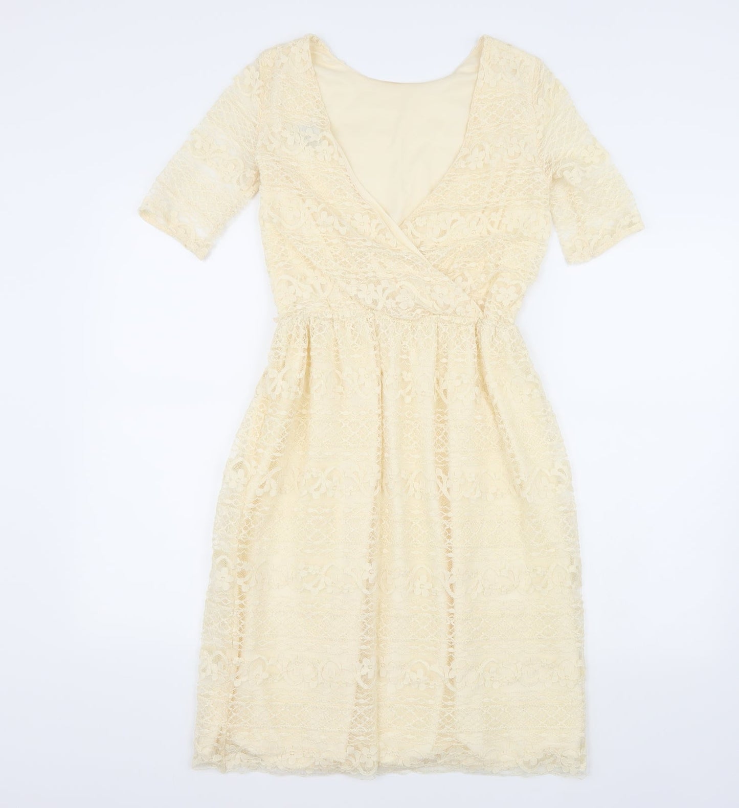 ASOS Womens Beige   A-Line  Size 8