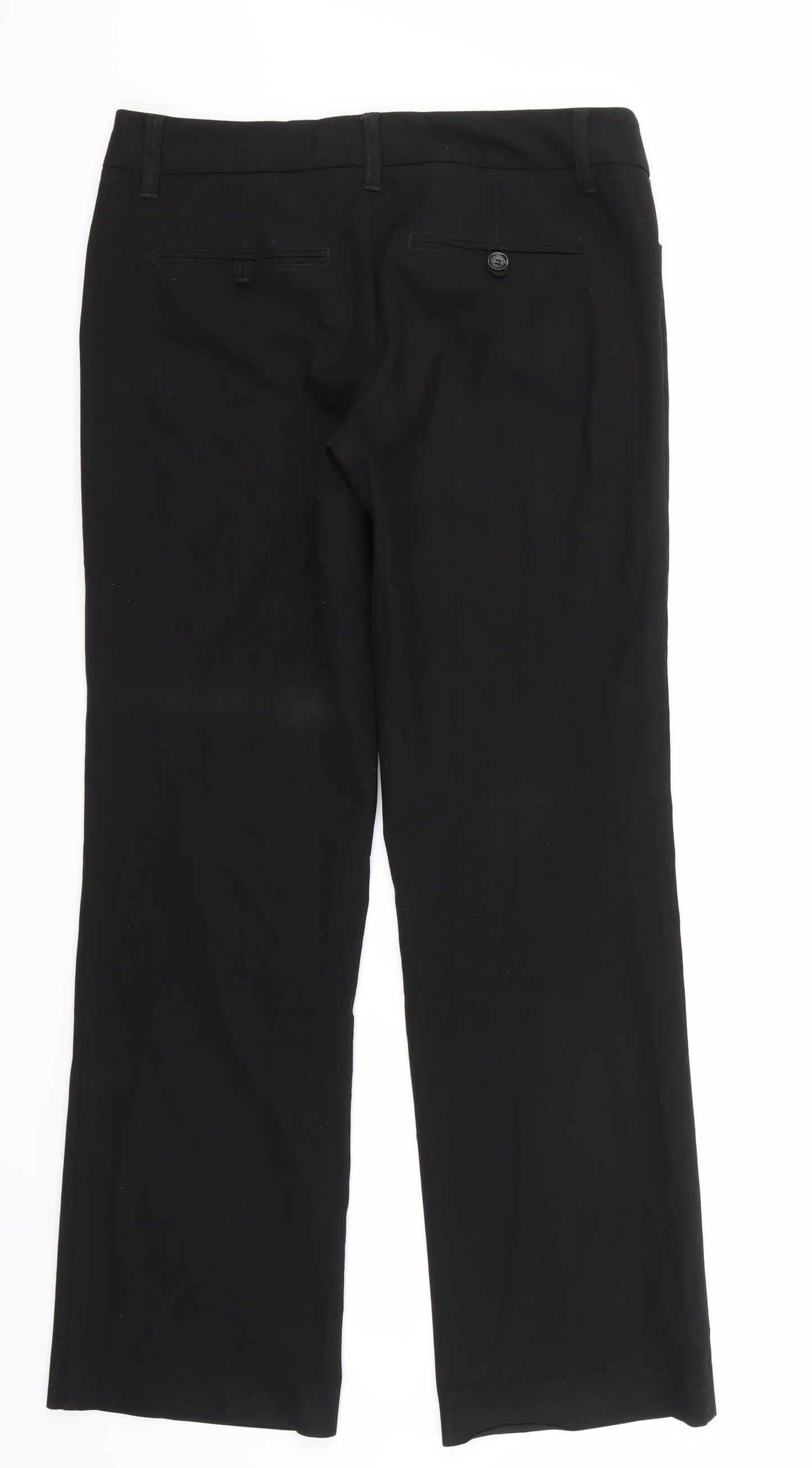 Espirit Womens Black  Rayon Trousers  Size 10 L30 in
