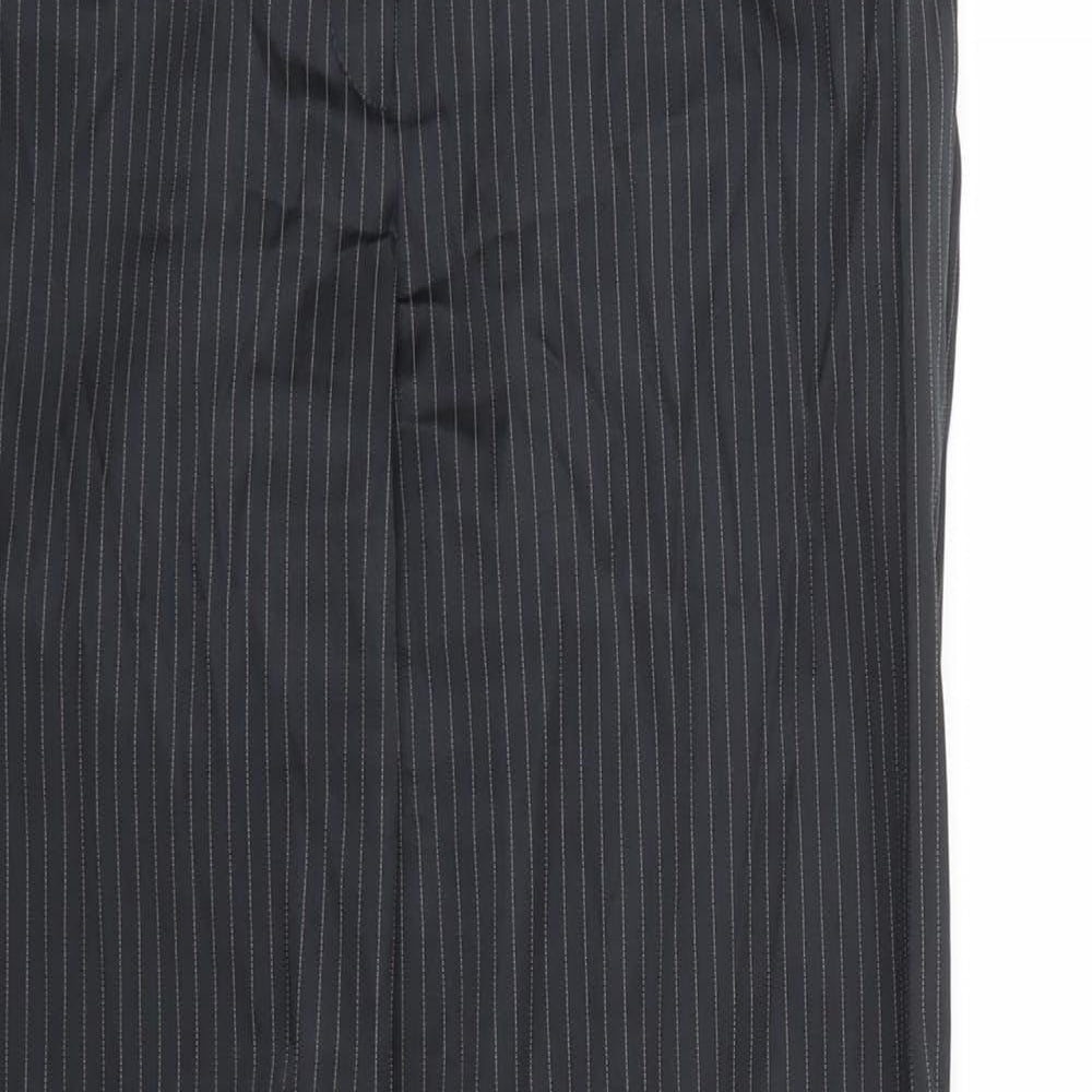 Womens UK Size 8 MNG Regular Fit  Black Trousers