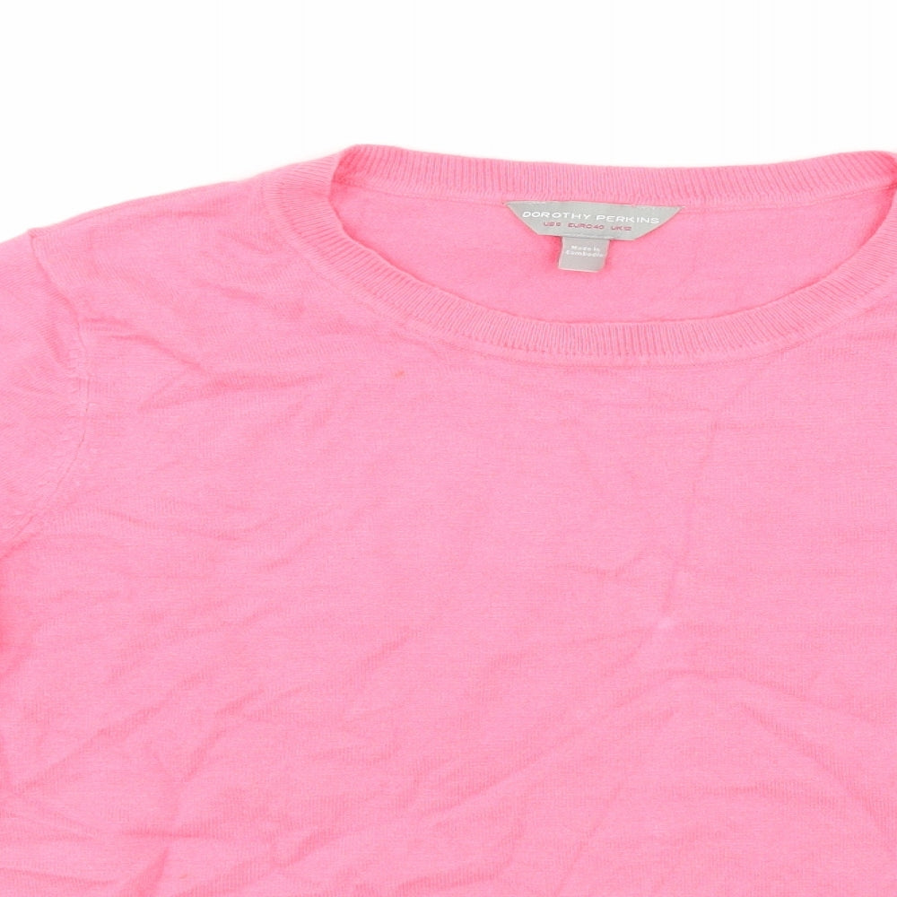 Dorothy Perkins Womens Pink   Pullover Jumper Size 12