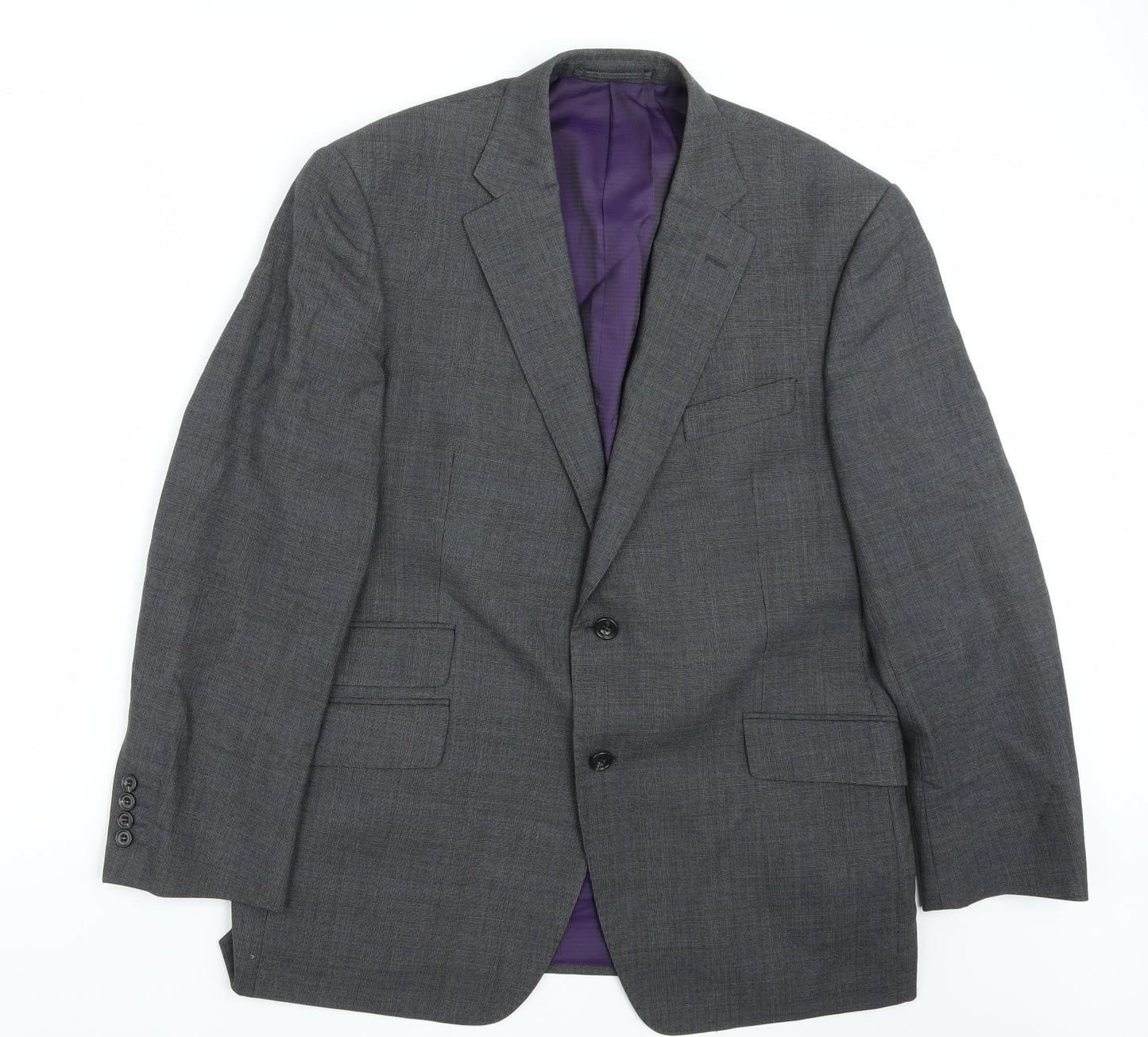 Mens UK Size 42 Marks and Spencer Regular Grey Suit Jacket