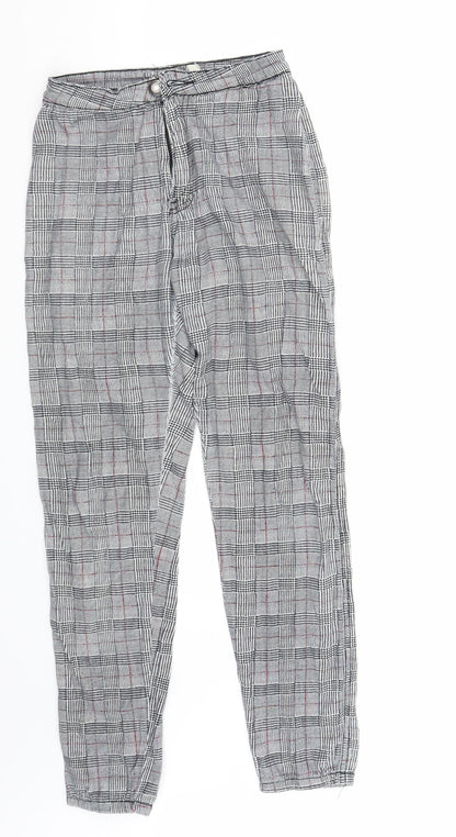 Womens UK Size 8 Preworn Regular Fit  Grey Trousers